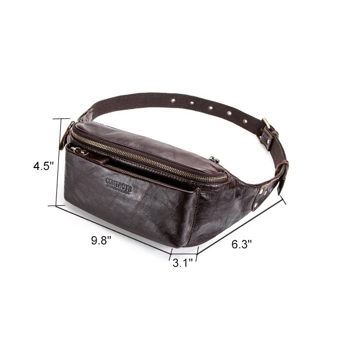 Men's Leather Fanny Pack