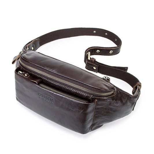 Men's Leather Fanny Pack