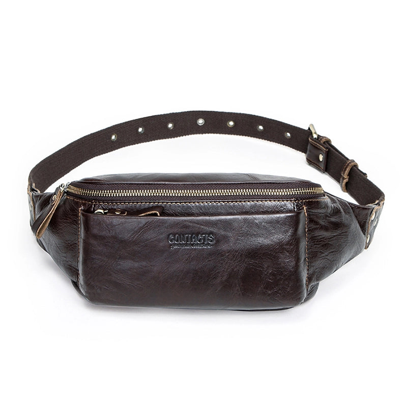 Men's Leather Fanny Pack