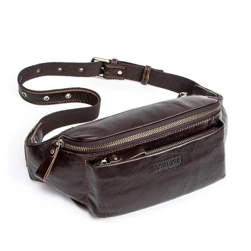 Men's Leather Fanny Pack