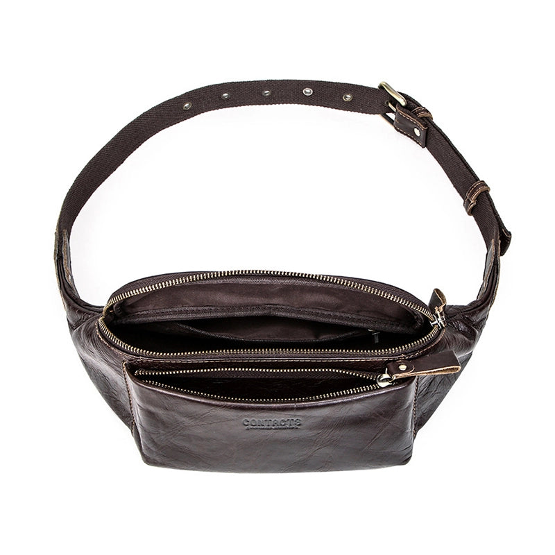 Men's Leather Fanny Pack