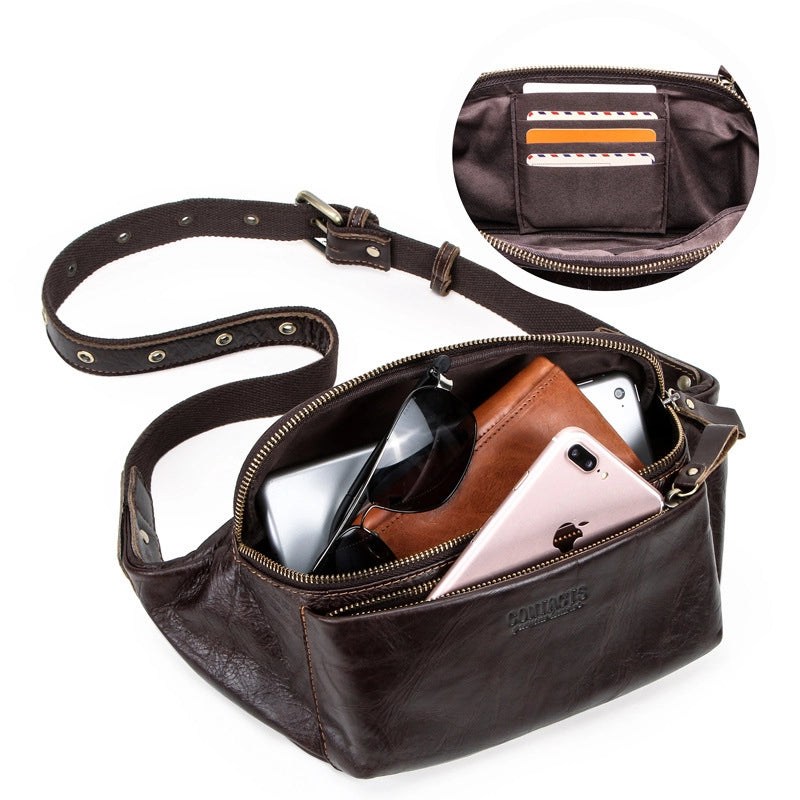 Men's Leather Fanny Pack