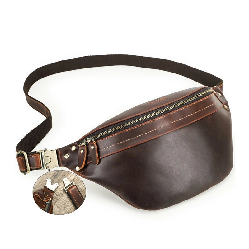 Men's Leather Fanny Pack