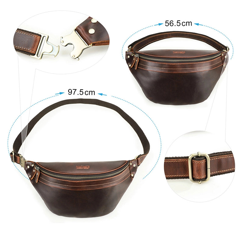 Men's Leather Fanny Pack