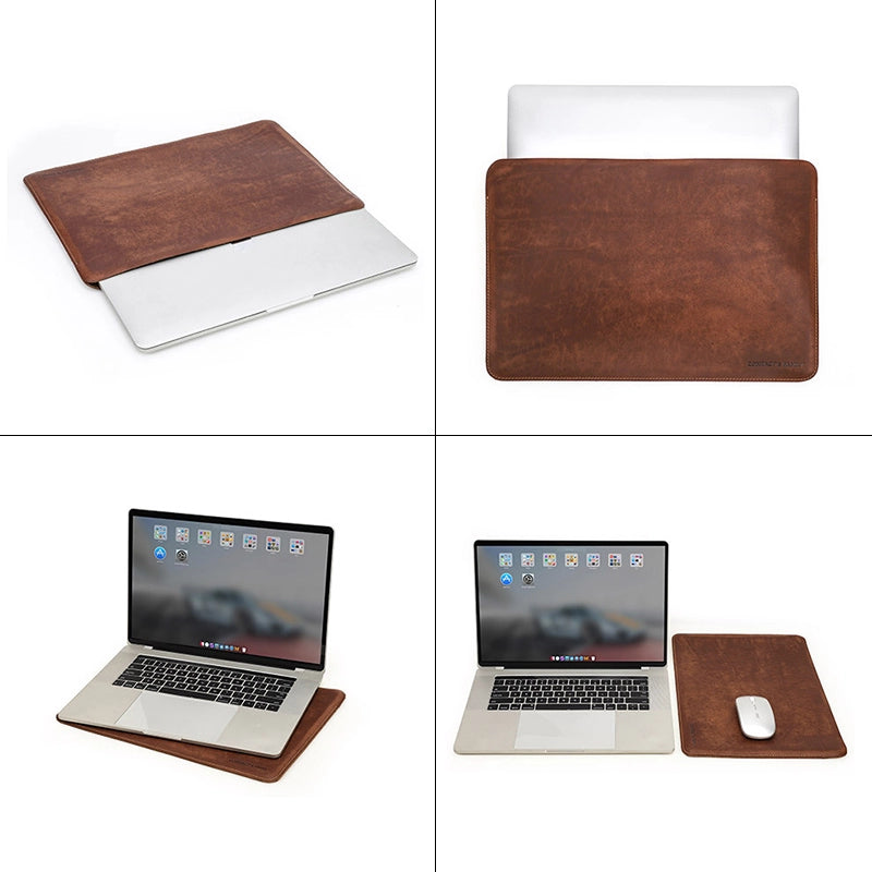 13" Leather Laptop Sleeve - Free Monogram