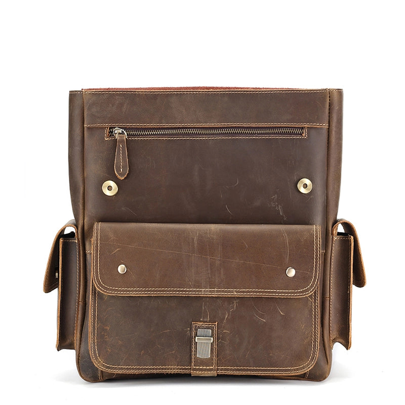 Heritage Scholar Leather Backpack