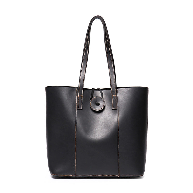 Classic Crazy Horse Leather Tote