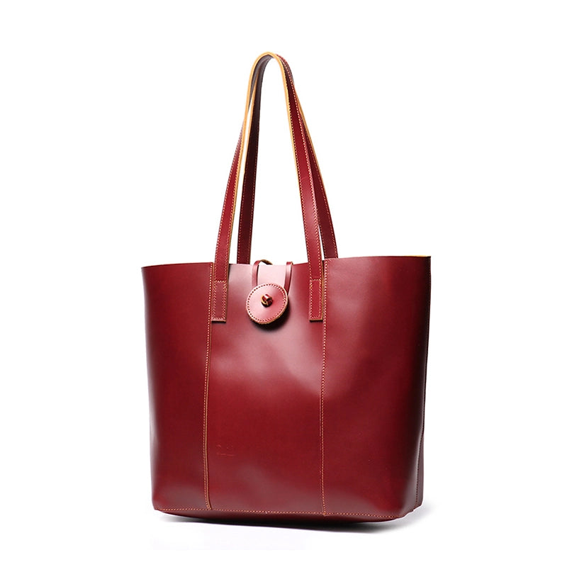 Classic Crazy Horse Leather Tote