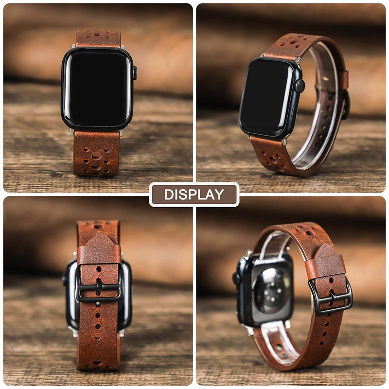 Perfora Leather Apple Watch Strap