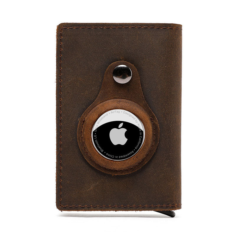 Men's Leather RFID iPhone Wallet Folio