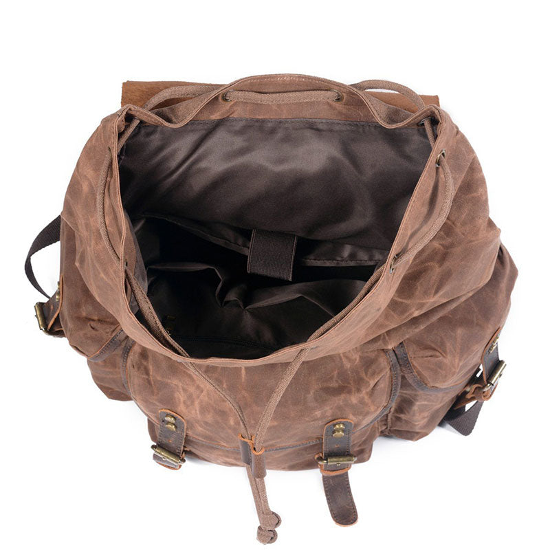 The Waterproof Rec Drawstring Backpack [ DSG. 0505 ] Constructed