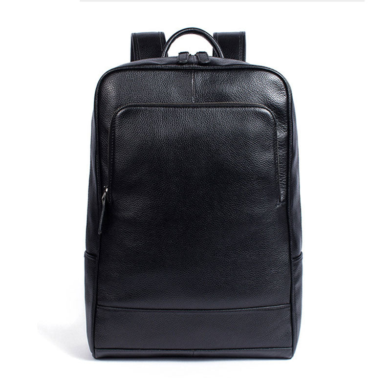 Mens leather 2024 business backpack