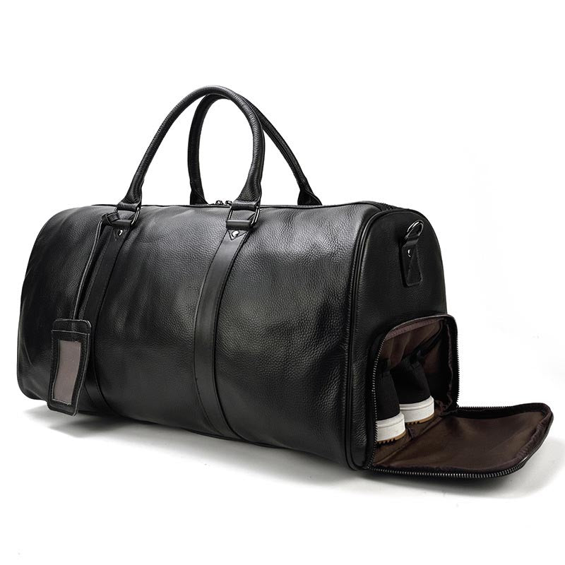 Men's Leather Duffle Bag