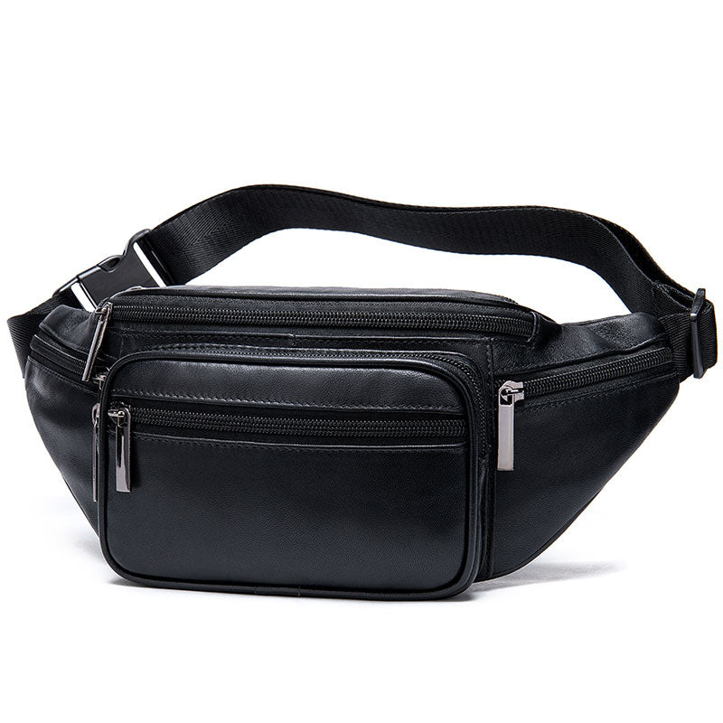 Metal Decor Fanny Pack Trendy Pu Leather Crossbody Bag Womens Zipper Chest  Purse, Shop Now For Limited-time Deals