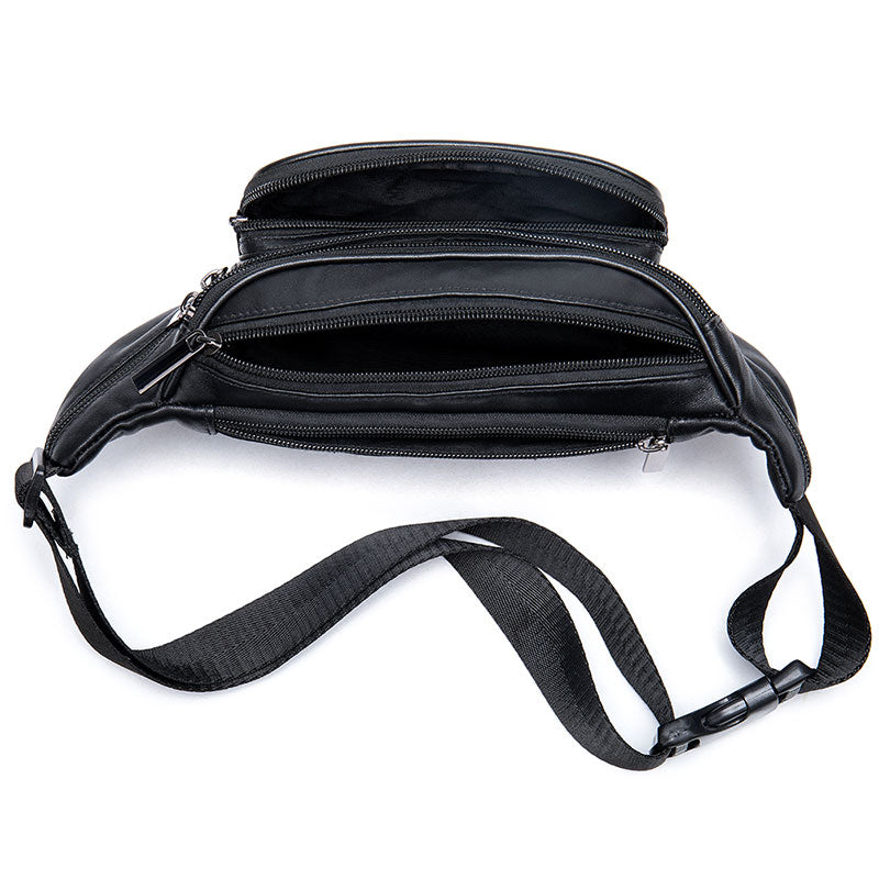 Greek Leather Waist Bag Fanny Pack Handmade Belt Bag Classic Real Leather  Travel Pouch Hip Bag Crossbody Bag Waist Wallet Chest Bag 