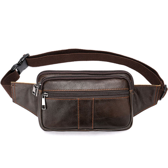 Leather Fanny Pack Belt Bag Bum Waist Bag for Men – Luke Case