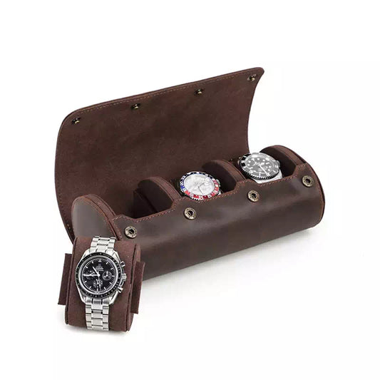 This Leather WAtch Travel Case Makes No Compromises