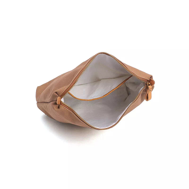 Buy Small Beige Leather Crossbody Purse. Soft Beige Leather Bag for Woman.  Butter Leather Bag With Flap and Zipper Light Tan Leather Bag. Cream Online  in India - Etsy
